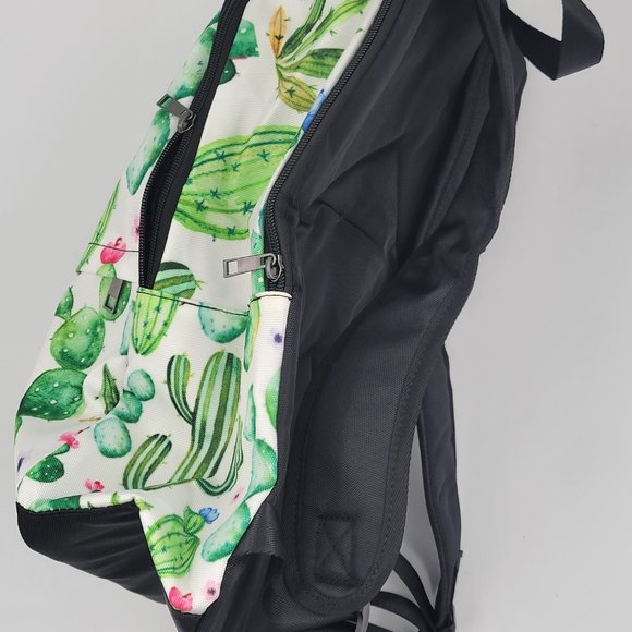 Cactus Backpack Casual Strong School Bookbag, backpack main image 4